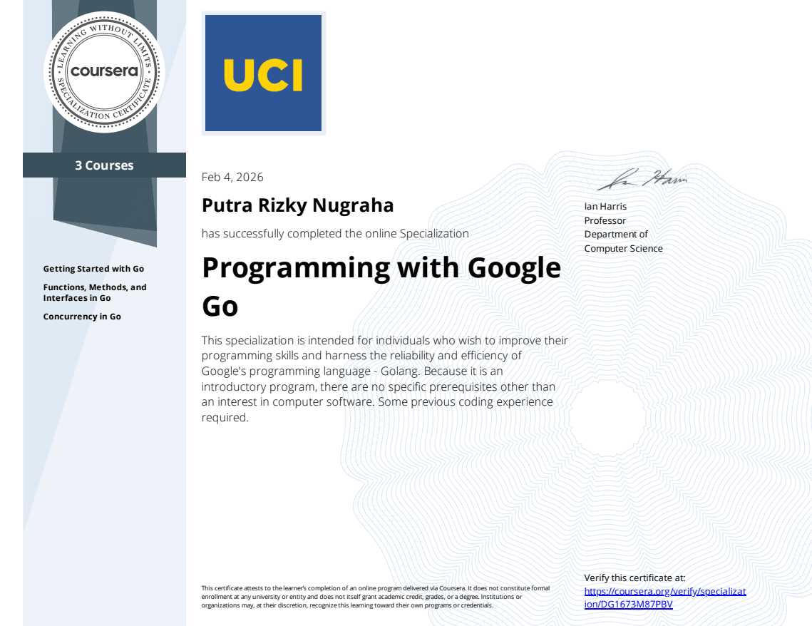Programming With Go-Lang: Fundamental, OOP, Database, Web, RESTful API
