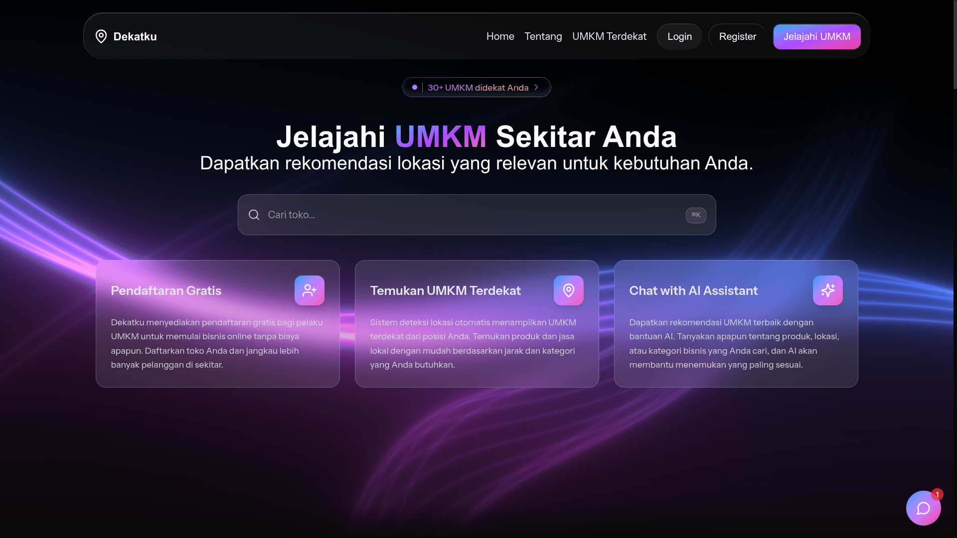 Dekatku MSME Maps